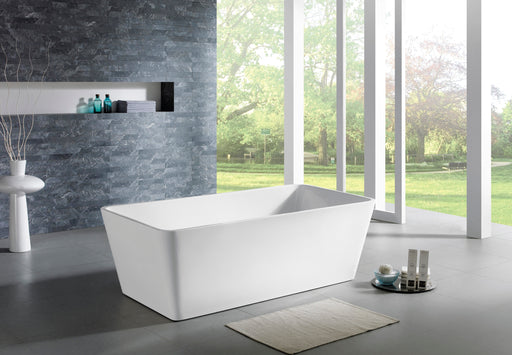 Qubist 1700mm Gloss White Bath