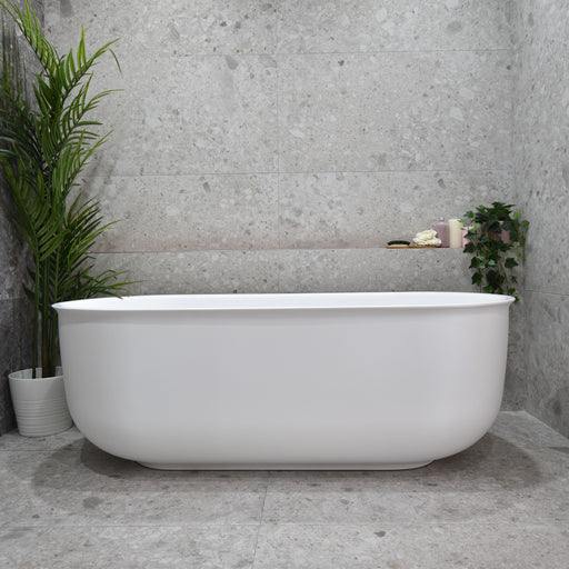 Mayfair Classic Oval 1700 Matte White Bath