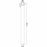 Pentro Matte Black Round Ceiling Shower Arm 400mm