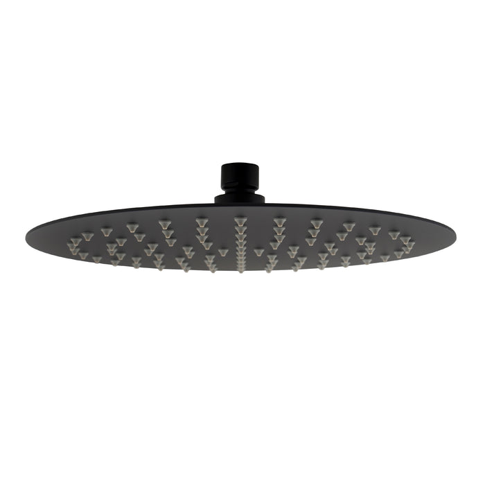 Pentro 10″ Matte Black Round Ultra-thin Shower Head