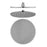 Pentro 10″ Brushed Nickel Solid Brass Round Rainfall Shower Head