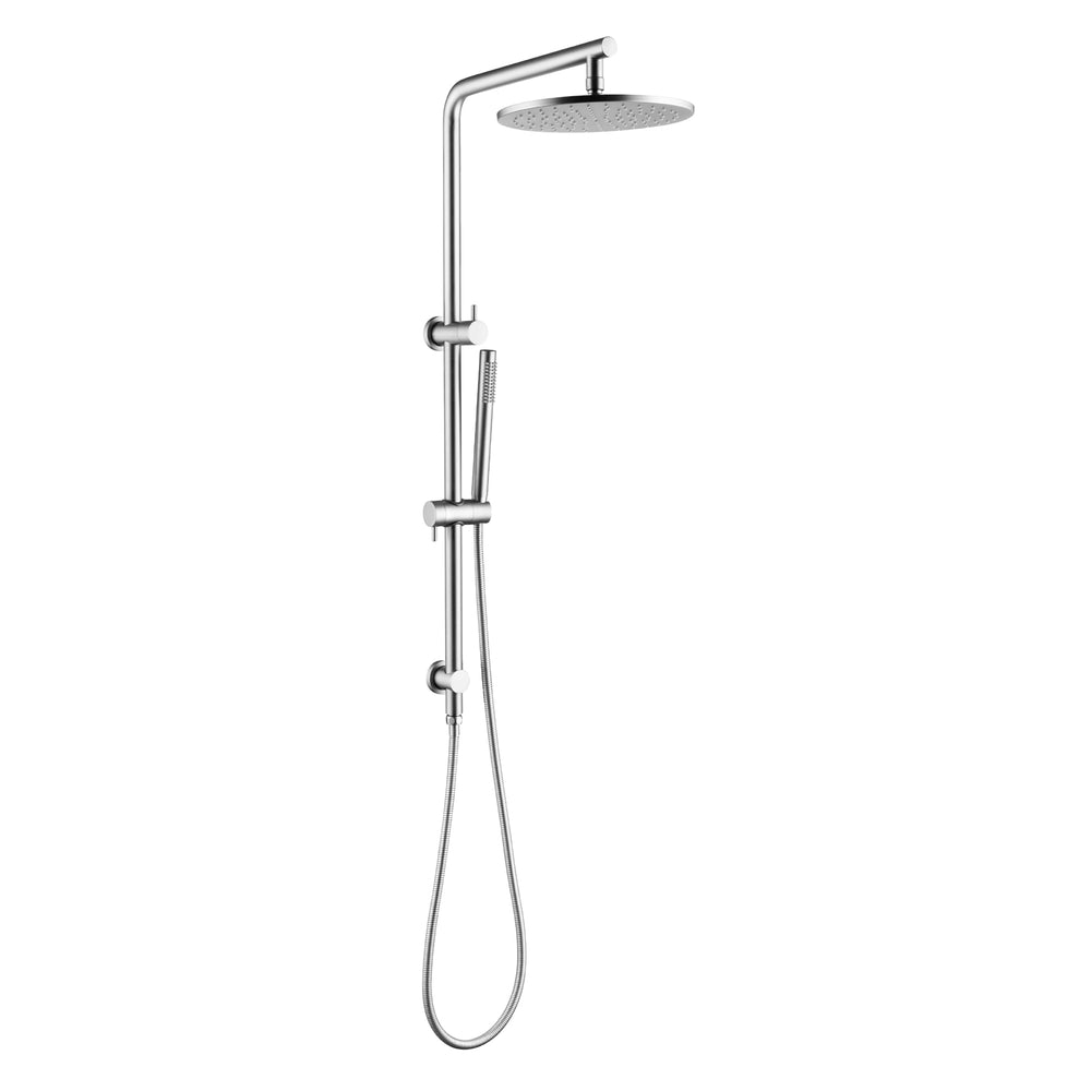 Pentro 10″ Chrome Round Handheld Shower Station