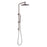 Pentro 10″ Brushed Nickel Round Handheld Shower Station