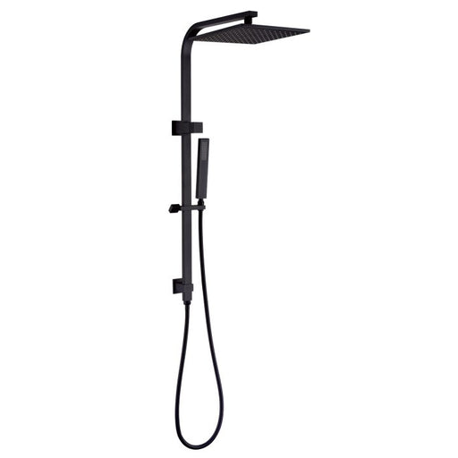 Esperia 10″ Matte Black Square Shower Station