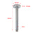 Pentro Chrome Round Ceiling Shower arm 200mm