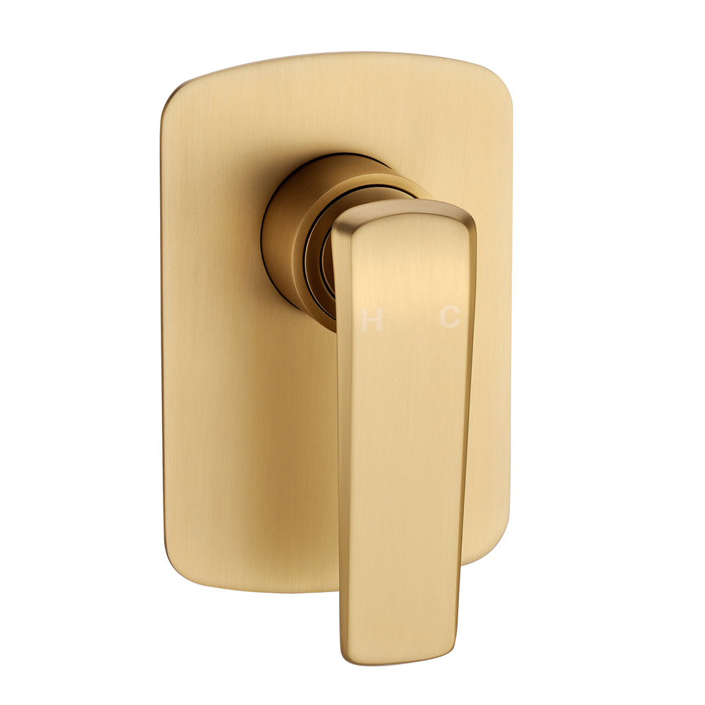 Esperia Brushed Yellow Gold Wall Mixer