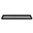 IVANO Series Square Black Double Towel Rail 600mm