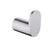 RUSHY Brushed Nickel Round Robe Hook