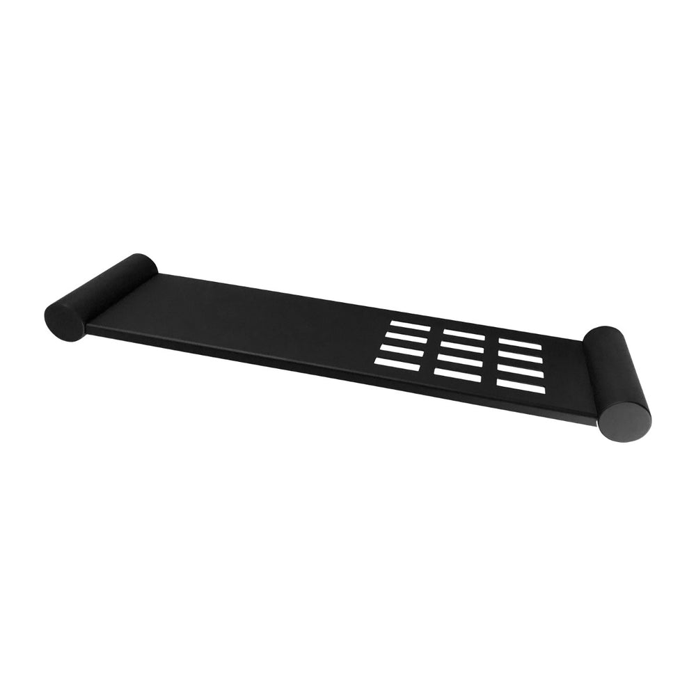 Esperia Matte Black Towel Shelf Bar