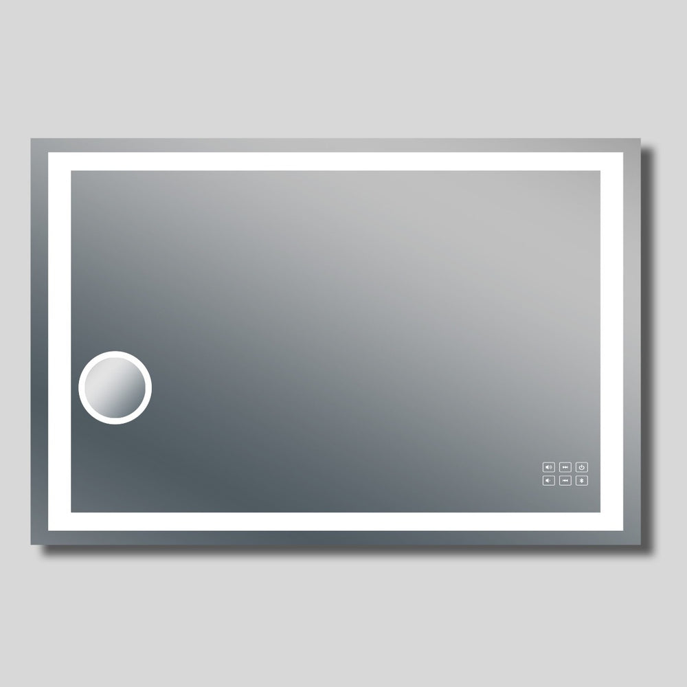 1200x800mm ART- Bluetooth LED Mirror with Magnifier