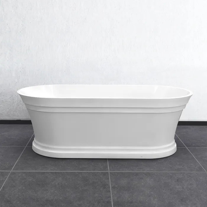 Hampton Freestanding Bath 1700 Gloss White