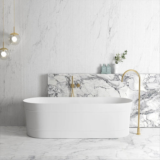 Attica Bondi 1700mm Gloss White Bath