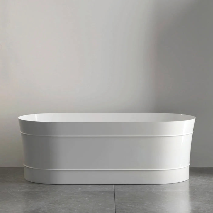 Attica Bondi 1700mm Matte White Bath
