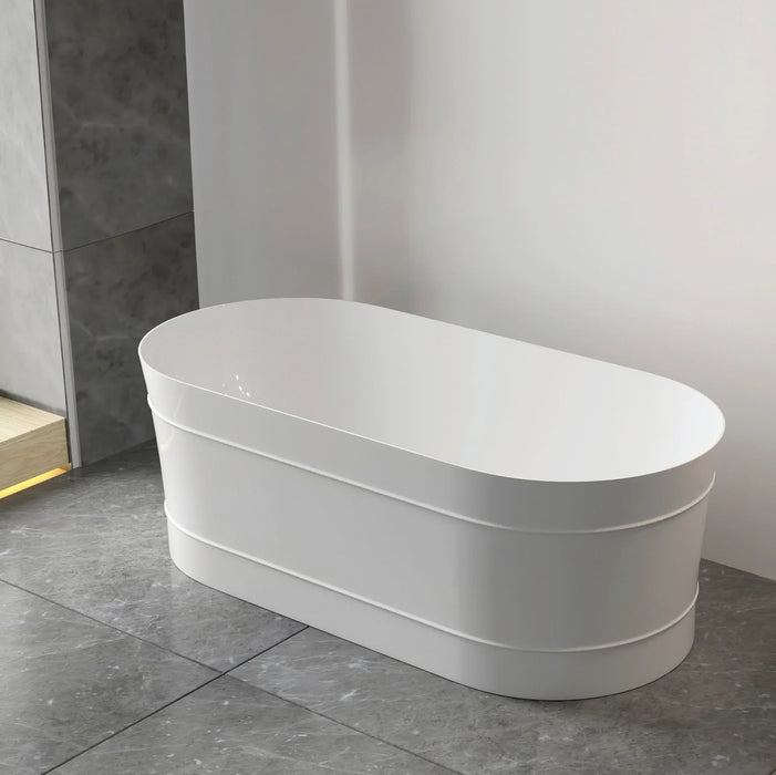 Attica Bondi 1700mm Matte White Bath