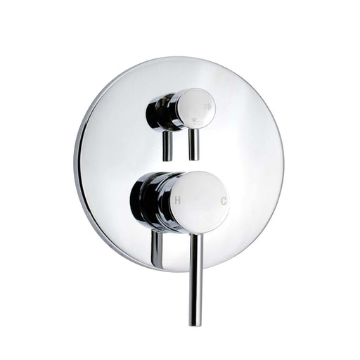 LUCID PIN Round Chrome Shower/Bath Mixer Diverter