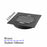 110x110mm Square Black Brass Floor Waste Shower Grate Drain Outlet 100mm
