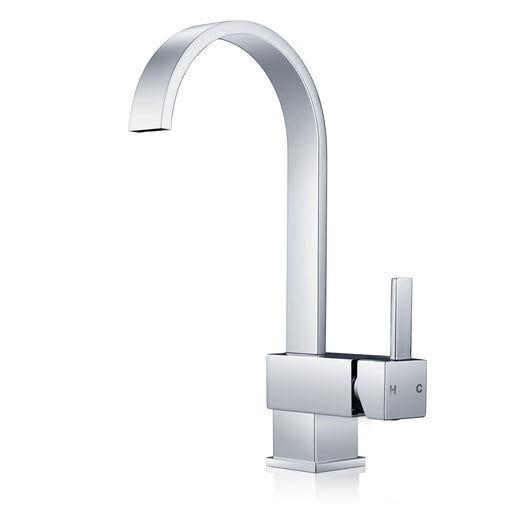 Gooseneck Chrome Kitchen Sink Mixer Tap