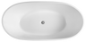 Olivia 1000 Mini Bath Gloss White