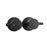 LUCID PIN Black Shower Wall Taps