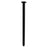 Square Black Ceiling Shower Arm 600mm