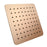 Super-slim Square Rose Gold Rainfall Shower Head 200mm