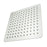 Chrome Super-slim Square Rainfall Shower Head 250mm