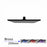 Square Black LED Rainfall Shower Head 250mm