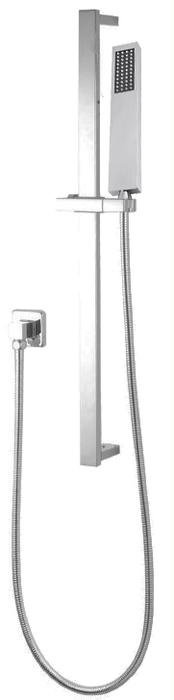 Square Brushed Nickel Handheld Shower Set