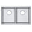 740x440x200mm 1.2mm Double Bowls Top/Undermount Kitchen/Laundry Sink