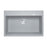 780 x 510 x 220mm Carysil Concrete Grey Single Bowl Granite Stone Kitchen Sink Top/Under Mount Concrete Grey